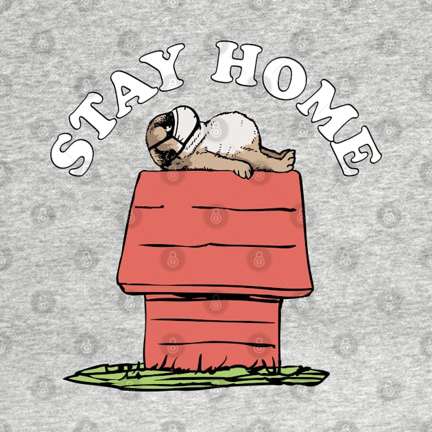 Pug Stay Home by huebucket